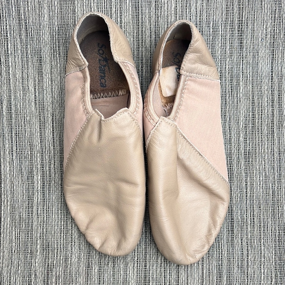 SoDanca JOCELYN - JZ45A JAZZ LEATHER SHOE WITH SUEDE SOLE